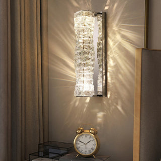 Laminated Modern Crystal Wall Lamp