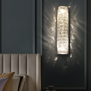 Laminated Modern Crystal Wall Lamp