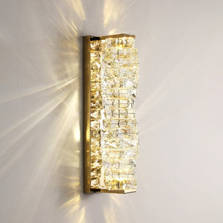 Laminated Modern Crystal Wall Lamp