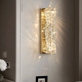 Laminated Modern Crystal Wall Lamp