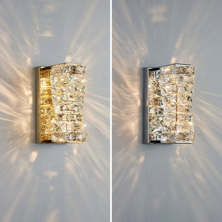 Laminated Modern Crystal Wall Lamp