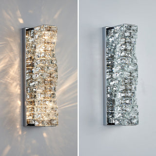 Laminated Modern Crystal Wall Lamp