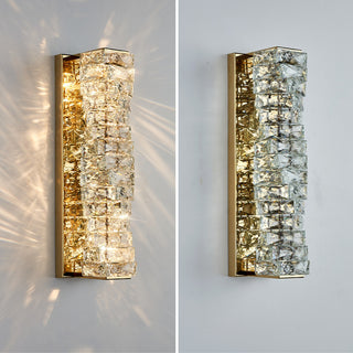 Laminated Modern Crystal Wall Lamp