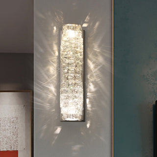 Laminated Modern Crystal Wall Lamp