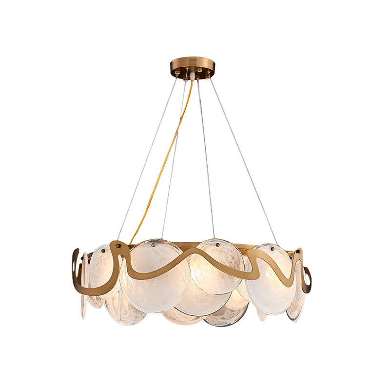 Modern Simple Glass Chandelier | Korewolamp