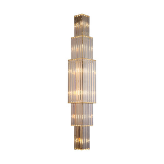 Light Luxury Crystal Layered Wall Lamp