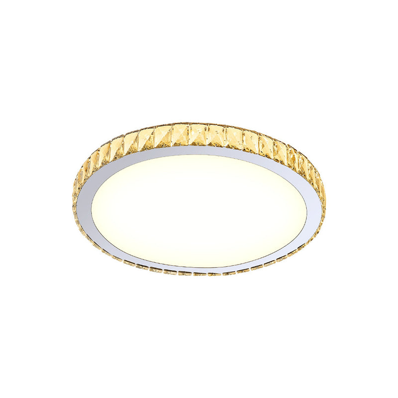 Light Luxury Round Crystal Ceiling Lamp | Korewolamp