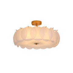 Light Luxury Round Glass Ceiling Lamp