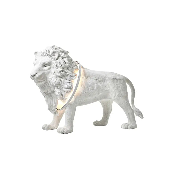 Lion Statue Floor Lamp