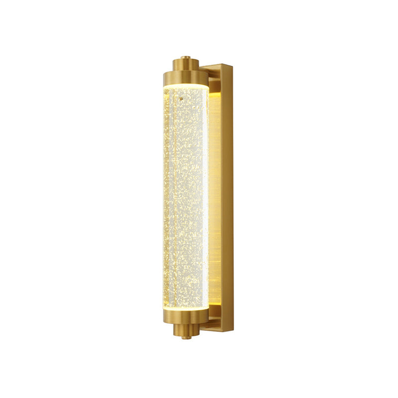Long Tube Bubble Crystal Wall Lamp | Korewolamp