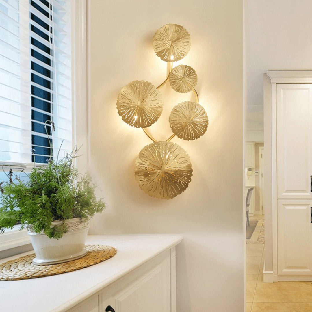 Lotus Leaf Wall Sconce