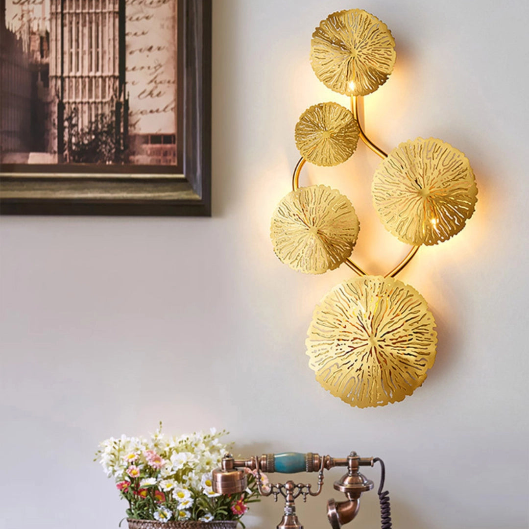 Lotus Leaf Wall Sconce