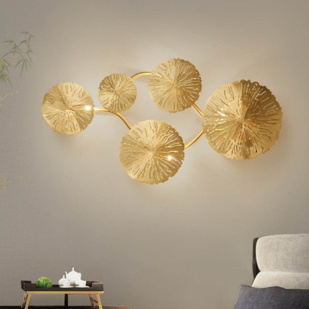 Lotus Leaf Wall Sconce