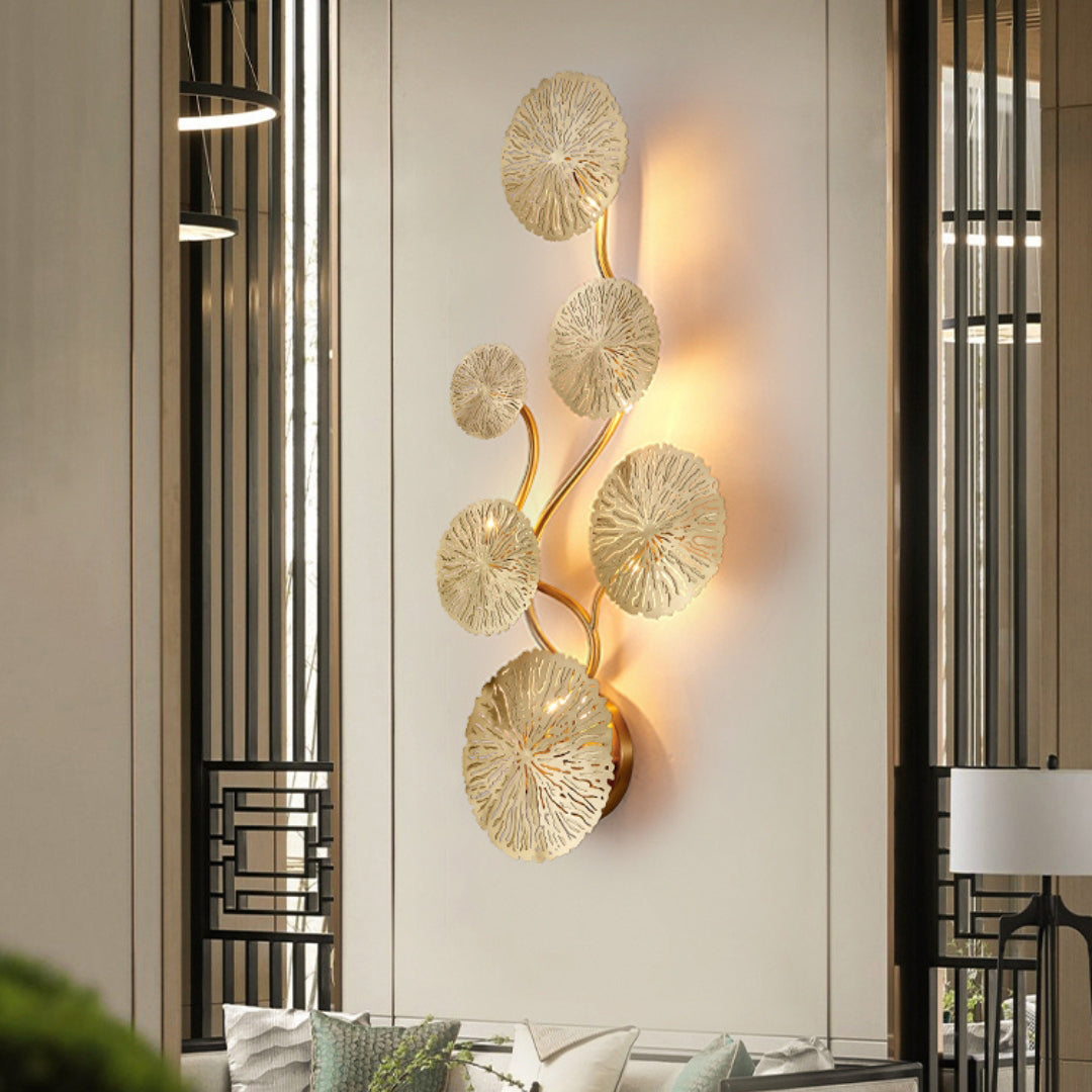 Lotus Leaf Wall Sconce