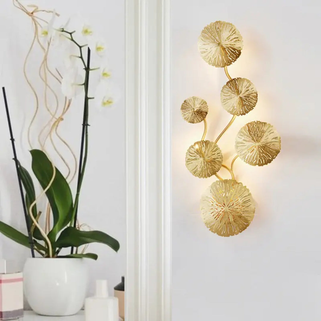 Lotus Leaf Wall Sconce