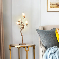 Lotus Brass Table Lamp