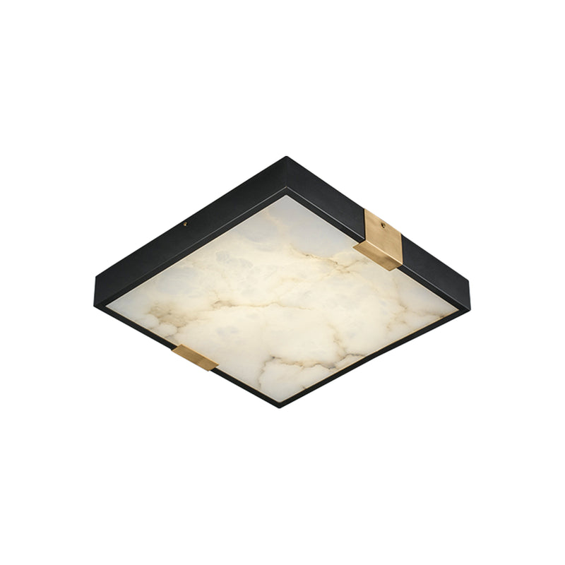 Square Lucien Alabaster Ceiling Light | Korewolamp