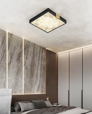 Square Lucien Alabaster Ceiling Light