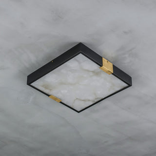 Square Lucien Alabaster Ceiling Light