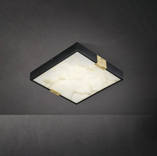 Square Lucien Alabaster Ceiling Light