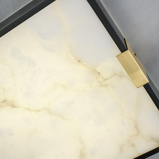 Square Lucien Alabaster Ceiling Light