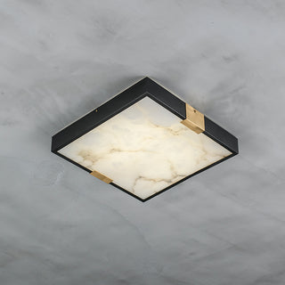 Square Lucien Alabaster Ceiling Light