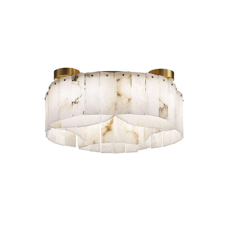 Luxe White Alabaster Ceiling Lamp | Korewolamp