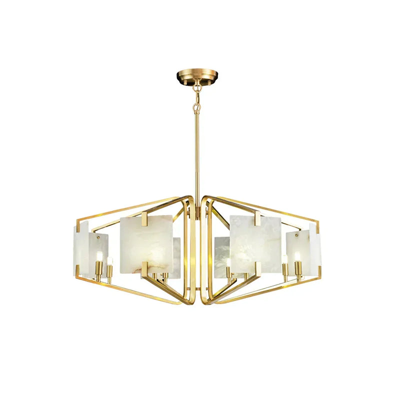 Luxury Alabaster Appareil Chandelier | Korewolamp