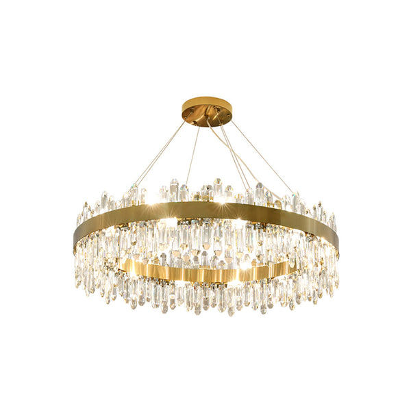 Ring Crystal Luxury Modern Chandelier