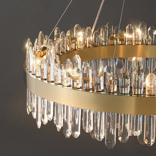 Luxury Crystal Circle Ceiling Chandelier