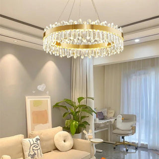 Luxury Crystal Circle Ceiling Chandelier
