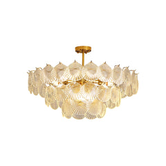 Luxury Shell Glass Chandelier