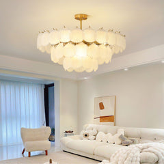 Luxury Shell Glass Chandelier