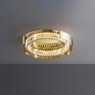 Plafonnier Glass Crystal Ceiling Light