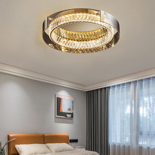 Plafonnier Glass Crystal Ceiling Light