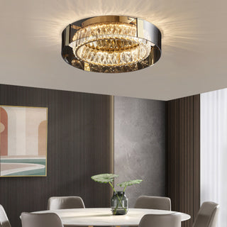 Plafonnier Glass Crystal Ceiling Light