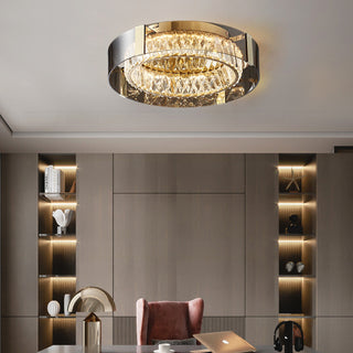 Plafonnier Glass Crystal Ceiling Light