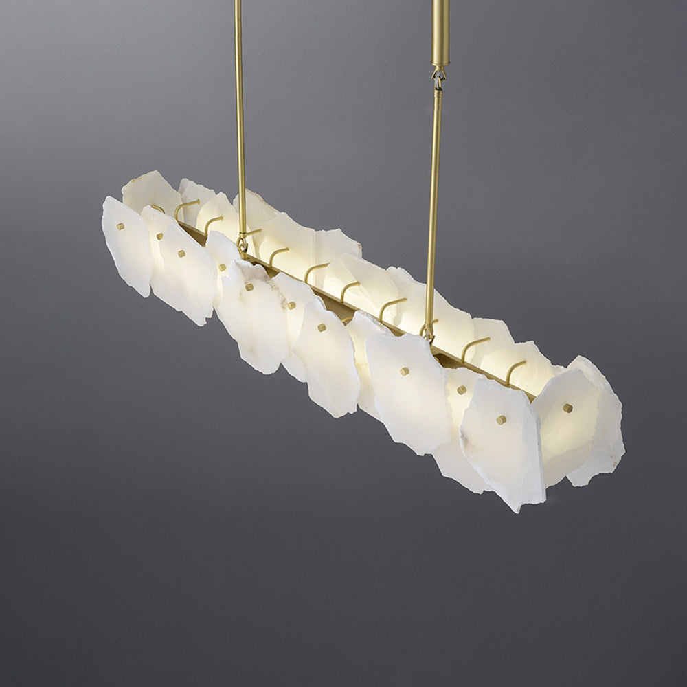 Linear Magari Alabaster Chandelier