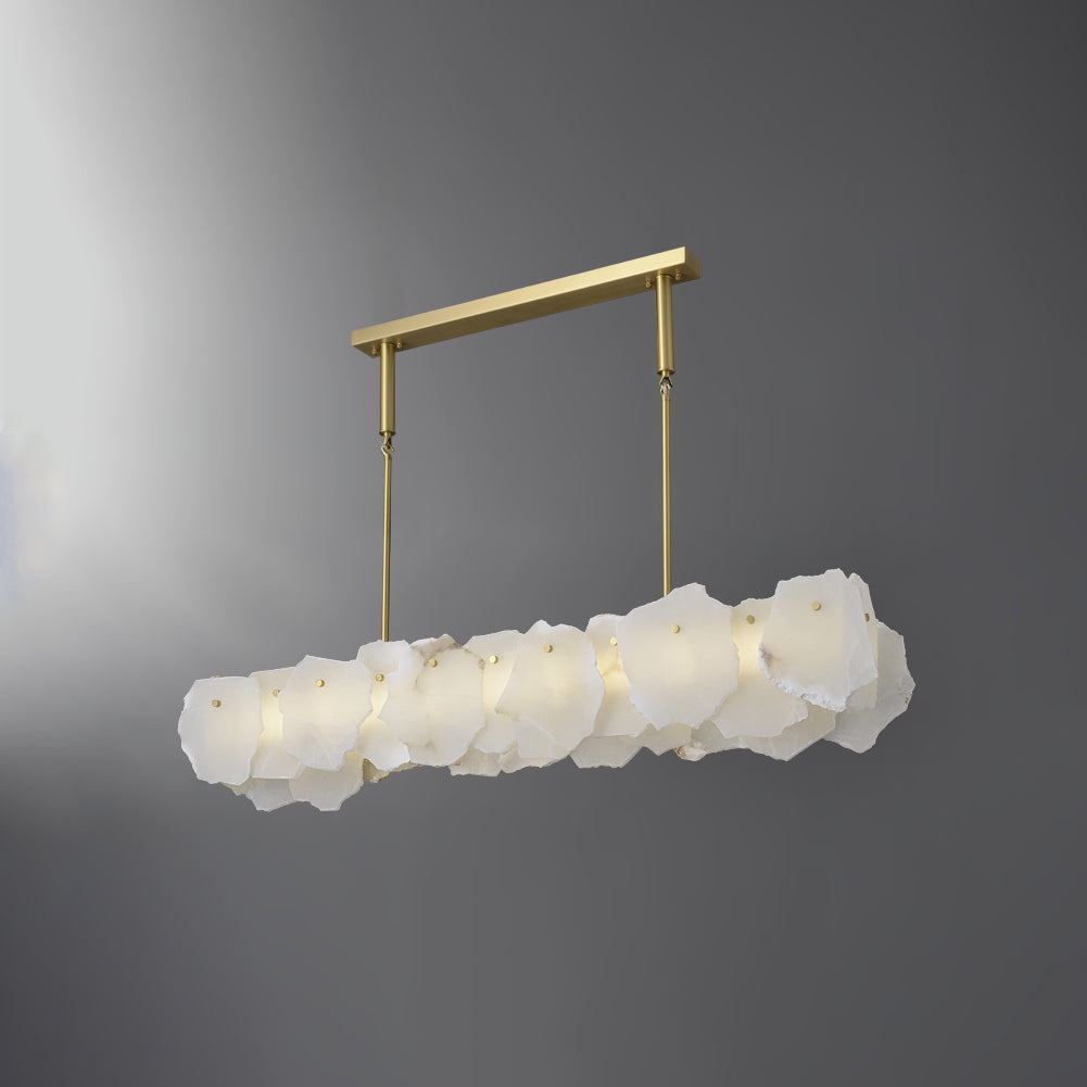 Linear Magari Alabaster Chandelier