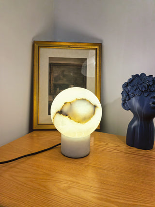 Marble Ball Table Lamp