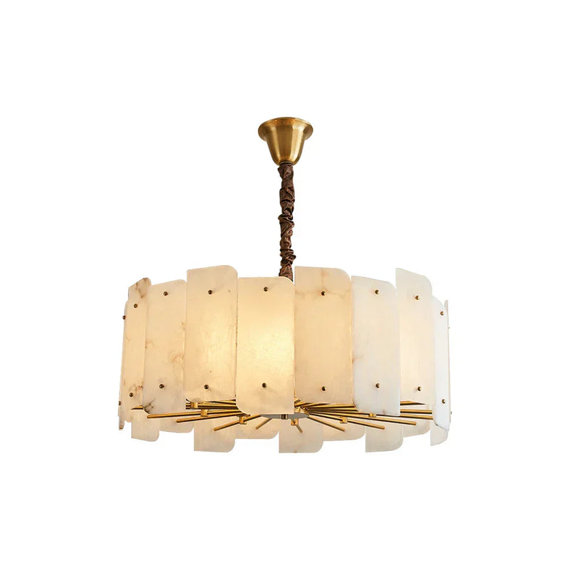 Alabaster Lorry Round Chandelier | Korewolamp