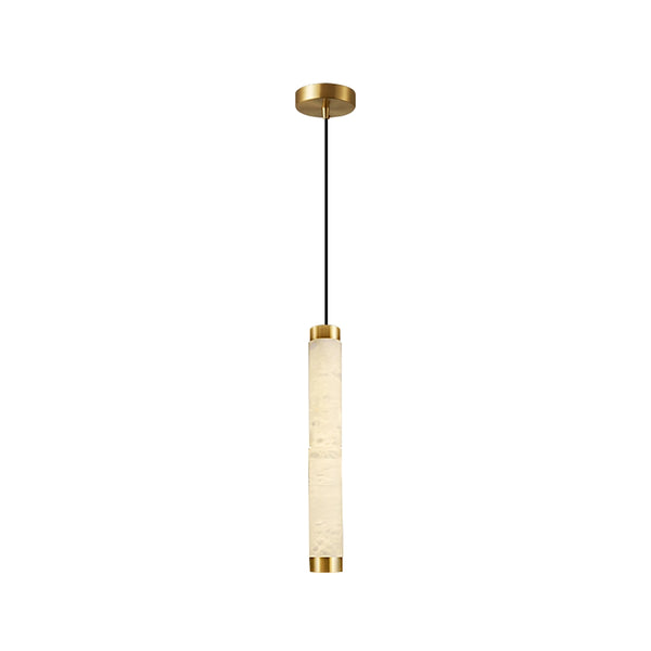 Strip Alabaster Chandelier