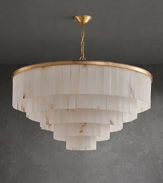 Marble Tiered Chandelier