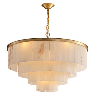 Marble Tiered Chandelier