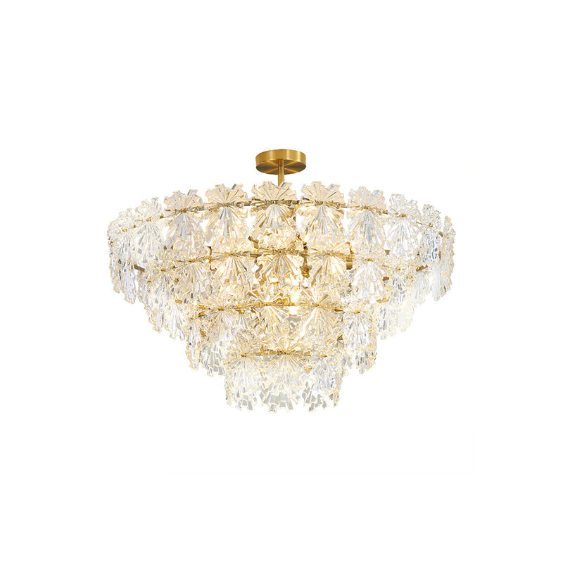 Gold Marilyn Elegant Glass Chandelier | Korewolamp