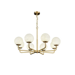 Alabaster Maytoni Erich Brass Chandelier