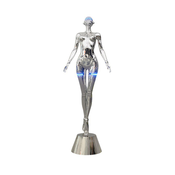 Mechanical Technology Goddess Sculpture Floor Lamp