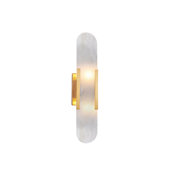 Melange Elongated Alabaster Wall Lamp