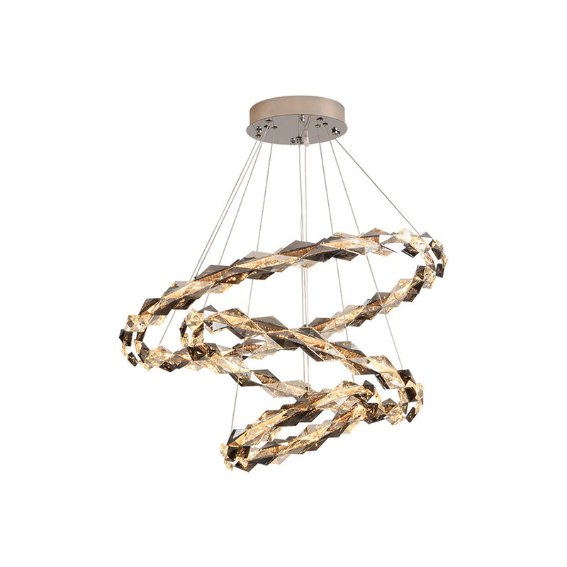 Merrill Round Crystal Chandelier | Korewolamp