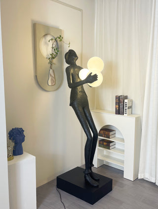 Michael Character Sculpture Floor Lamp